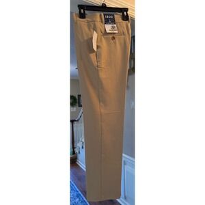 IZOD Kids Flat Front Stretch Pants Khaki Size 14 Regular NWT